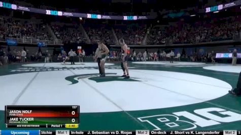 157 lbs Round of 16 - Jason Nolf, Penn State vs Jake Tucker, Michigan State