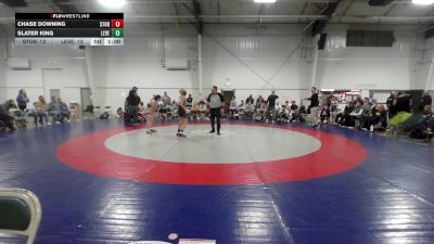 92 lbs 3rd Place - Chase Downing, Storm MS vs Slater King, Level Up Wrestling MS