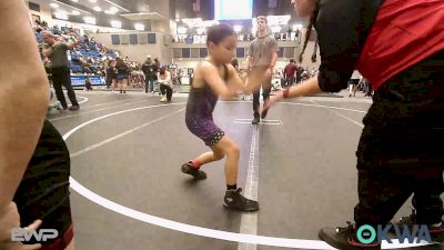 61 lbs Quarterfinal - Ky Kemble, Ponca City Wildcat Wrestling vs Benji West, Perry Wrestling Academy
