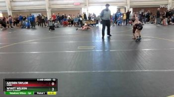 52 lbs Round 2 - Aayden Taylor, Webb vs Wyatt Wilson, Holly Acadamy