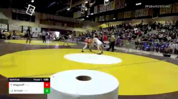 132 lbs Semifinal - Joaquin Arroyo, Calvary Chapel (Santa Ana) vs Trevor Wagstaff, Estancia