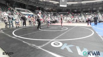 76 lbs Consolation - Adaline Bowman, Dark Cloud Wrestling Club vs Trace Smallwood, Dark Cloud Wrestling Club