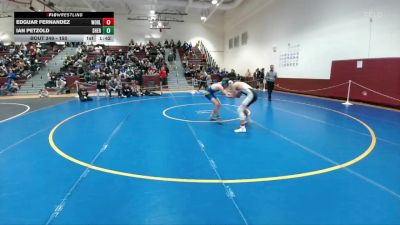 150 lbs Cons. Round 2 - Ian Petzold, Sheridan vs Edguar Fernandez, Worland