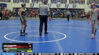 132 lbs Champ. Round 3 - Levi Schroeder, COLUMBUS GROVE vs Ayden Gleckler, EVERGREEN