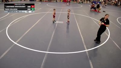 8U - C Champ. Round 1 - Cole Huerta, Anoka Youth Wrestling vs Kade Gobin, Cannon Falls