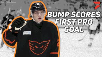 Flyers Prospect Alex Bump Gets First Pro Goal One Week After Winning NCAA National Championship
