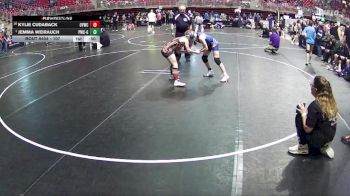 107 lbs Cons. Semi - Kylie Cudaback, Ogallala Youth Wrestling Club vs Jemma Weirauch, Plattsmouth Wrestling Club - Girls