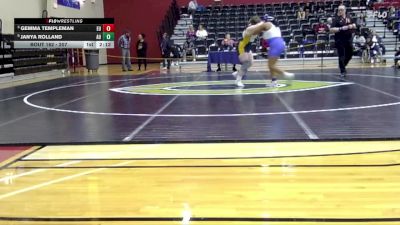 207 lbs Quarterfinal - Gemma Templeman, Emmanuel University vs Janya Rolland, Allen