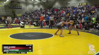112 lbs Cons. Round 1 - Adam Alvarez, Team Selma vs Lucas Wuerthner, USA Gold