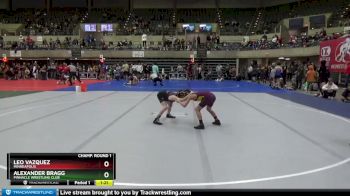 70 lbs Champ. Round 1 - Leo Vazquez, Minneapolis vs Alexander Bragg, Pinnacle Wrestling Club