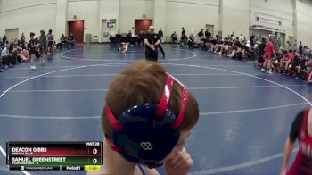 90 lbs Quarterfinals (8 Team) - Calvin Averett, Team Oregon vs Carter Sanford, Indiana Blue