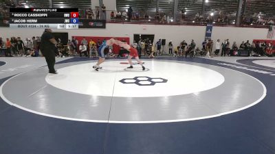 74 kg Cons. Sub-semis - Rocco Cassioppi, Hononegah Wrestling Club vs Jacob Herm, Jackrabbit Wrestling Club