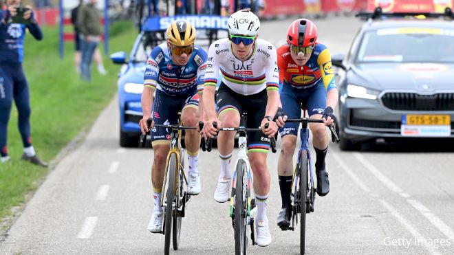 Remco Evenepoel, Tadej Pogacar, and the Mur - Flèche Wallonne 2025