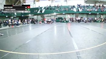 133 lbs Champ. Round 1 - Wyatt Nemitz, Findlay vs Ben Fuller, Edinboro