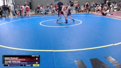 70 lbs Round 3 - Knox Peasley, Omak Wrecking Crew Wrestling vs Oliver Hadlock, South West Washington Wrestling Club