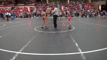 80 lbs Semifinal - Jesse Miller, Onaga Wrestling Team vs Ace Schweitzer, MWC Wrestling Academy