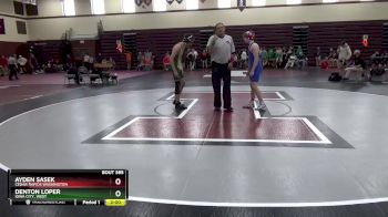 JV-12 lbs 7th Place Match - Denton Loper, Iowa City, West vs Ayden Sasek, Cedar Rapids Washington