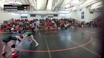 105 lbs Champ. Round 2 - Kaylee MacLagan, Green River vs Taylor Freeman, Lander Valley