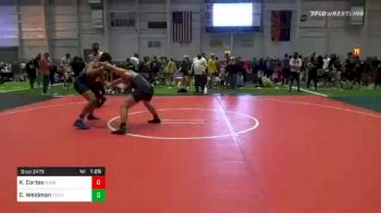 172 lbs Prelims - Kayden Cartee, Sunkist Kids/Monster Garage vs Charles Weidman, Poway