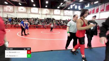 175 lbs Semifinal - Jacob Borawski, Mount Greylock vs Paul Cheverie, Scituate