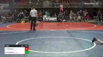 69 lbs Quarterfinal - Cooper Mathews, Grandview vs Braxton Arensdorf, MIDWEST DESTROYERS