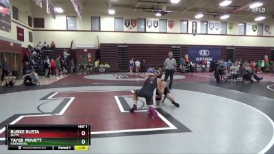 157 lbs Cons. Round 1 - Burke Busta, NH/TV vs Tayge Privett, Harrisburg