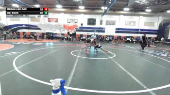 155 lbs Cons. Round 2 - Marian Carlson, Tustin vs Cici Ricks, Buena