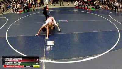 87 lbs Cons. Round 4 - Haydon Williams, Altamont Longhorns vs Jackson Walker, LV Bear Wrestling Club