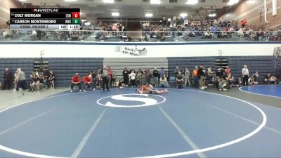 76 lbs Cons. Round 3 - Carson Montenegro, Homedale Wrestling Club vs Colt Morgan, 208 Spartan WC