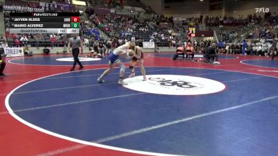 5A 165 lbs Quarterfinal - Mario Alverez, Mountain Home vs Jayven Blees, Lake Hamilton