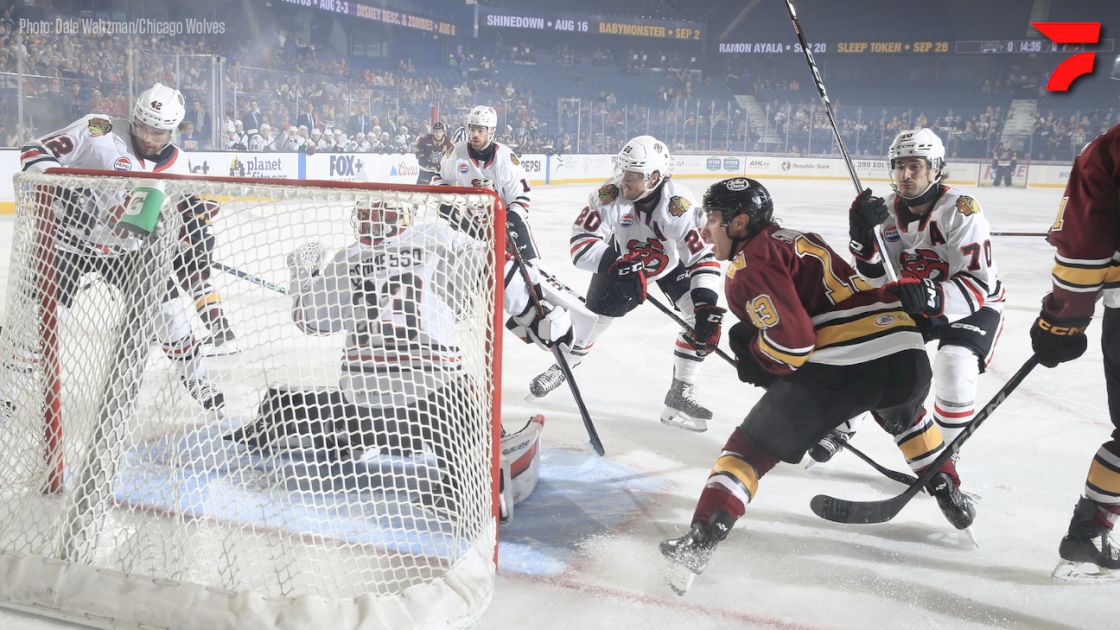 HIGHLIGHTS: Game 1 Rockford IceHogs vs Chicago Wolves