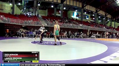 120 lbs Round 2 (4 Team) - Tate Horacek, Blair vs Landon Erickson, Smith Center HS