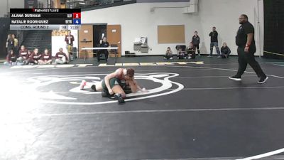 124 lbs Cons. Round 2 - Natalie Rodriguez, Bethany vs Alana Durham, Alvernia