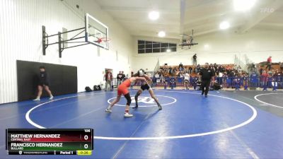 106 lbs Cons. Round 4 - Matthew Hernandez, Central East vs Francisco Hernandez, Bullard