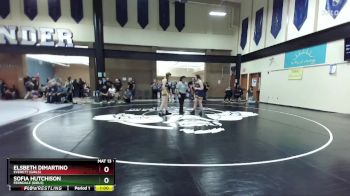 145lbs Cons. Round 1 - Elsbeth DiMartino, Everett (Girls) vs Sofia Hutchison, Ferndale (Girls)