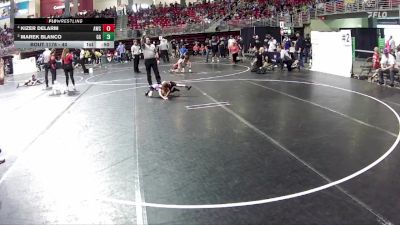 40 lbs Round 2 - Marek Blanco, GI Grapplers vs Kizer Delarm, Aurora Wrestling Club