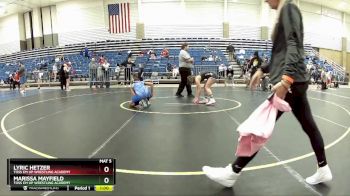 108 lbs Champ. Round 1 - Lyric Hetzer, Toss Em Up Wrestling Academy vs Marissa Mayfield, Toss Em Up Wrestling Academy