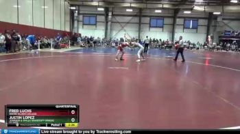 125 lbs Quarterfinal - Justin Lopez, Johnson & Wales University (Rhode Island) vs Fred Luchs, Rhode Island College