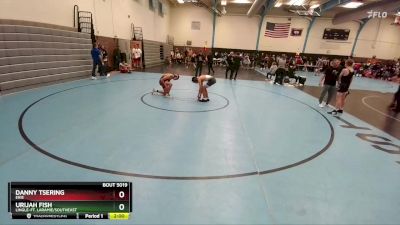 119-123 lbs Round 1 - Urijah Fish, Lingle-Ft. Laramie/Southeast vs Danny Tsering, Erie