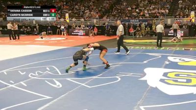Champ. Round 1 - Carsyn McBride, Kearney vs Tatiana Casson, Omaha Westside