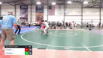 160 lbs Rr Rnd 2 - Tyler Chase, Triumph Black vs Isaac Clausen, Illinois Cornstars Blue