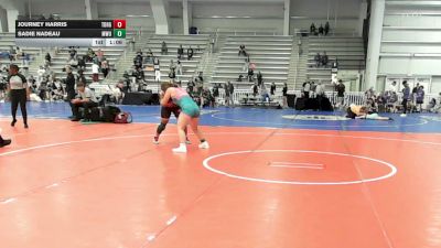 152 lbs Rr Rnd 2 - Journey Harris, Team Dark Horse - HSG vs Sadie Nadeau, MetroWest United Pink - HSG