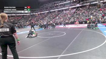 150-4A Cons. Round 3 - Lauriano Varoz, Bear Creek vs Elijah Pulford, Palmer Ridge