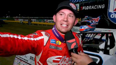 Devin Moran Reacts To Photo Finish At Georgetown Speedway