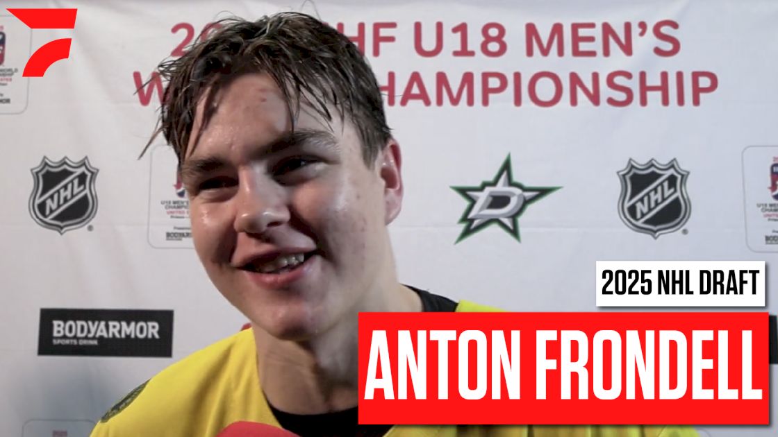 NHL Draft: Anton Frondell Arrives At U18 World Championship