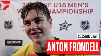 NHL Draft Prospect Anton Frondell On Arrival At U18 Worlds, Joining Team After Allsvenskan Championship And More