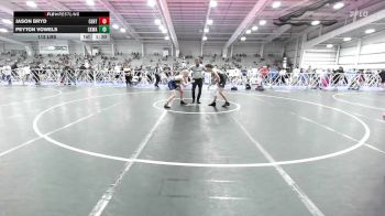 113 lbs Rr Rnd 2 - Jason Bryd, CentralMD Grey vs Peyton Vowels, CKWA