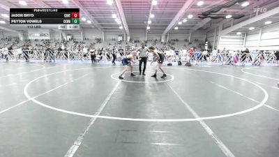 113 lbs Rr Rnd 2 - Jason Bryd, CentralMD Grey vs Peyton Vowels, CKWA