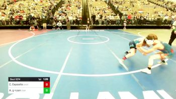 90-I lbs Semifinal - Charlie Esposito, Unattached vs Anthony La Gala-ryan, Vougar's Honors Wrestling