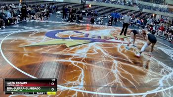 130 lbs Round 3 (4 Team) - Laken Kapaun, Central Cass vs Sina Guerra-Guardado, Apple Valley